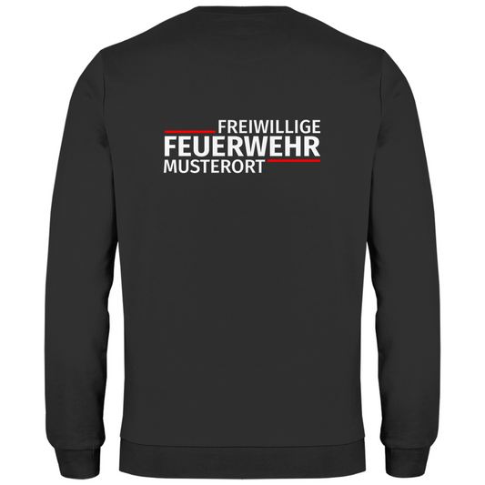Herren Sweatshirt - Modern Freiwillige Feuerwehr [Personalisierbar]