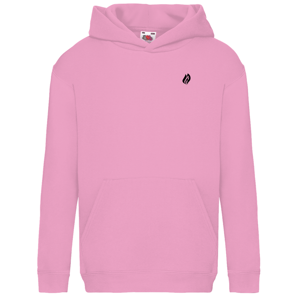 Kinder Hoodie - Flamme Freiwillige Feuerwehr Rot [Personalisierbar]