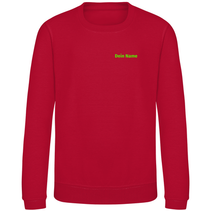 Kinder Sweatshirt - Jugendfeuerwehr Grün [Personalisierbar]