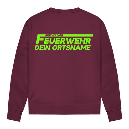 Damen Sweatshirt - Freiwillige Feuerwehr Grün [Personalisierbar]