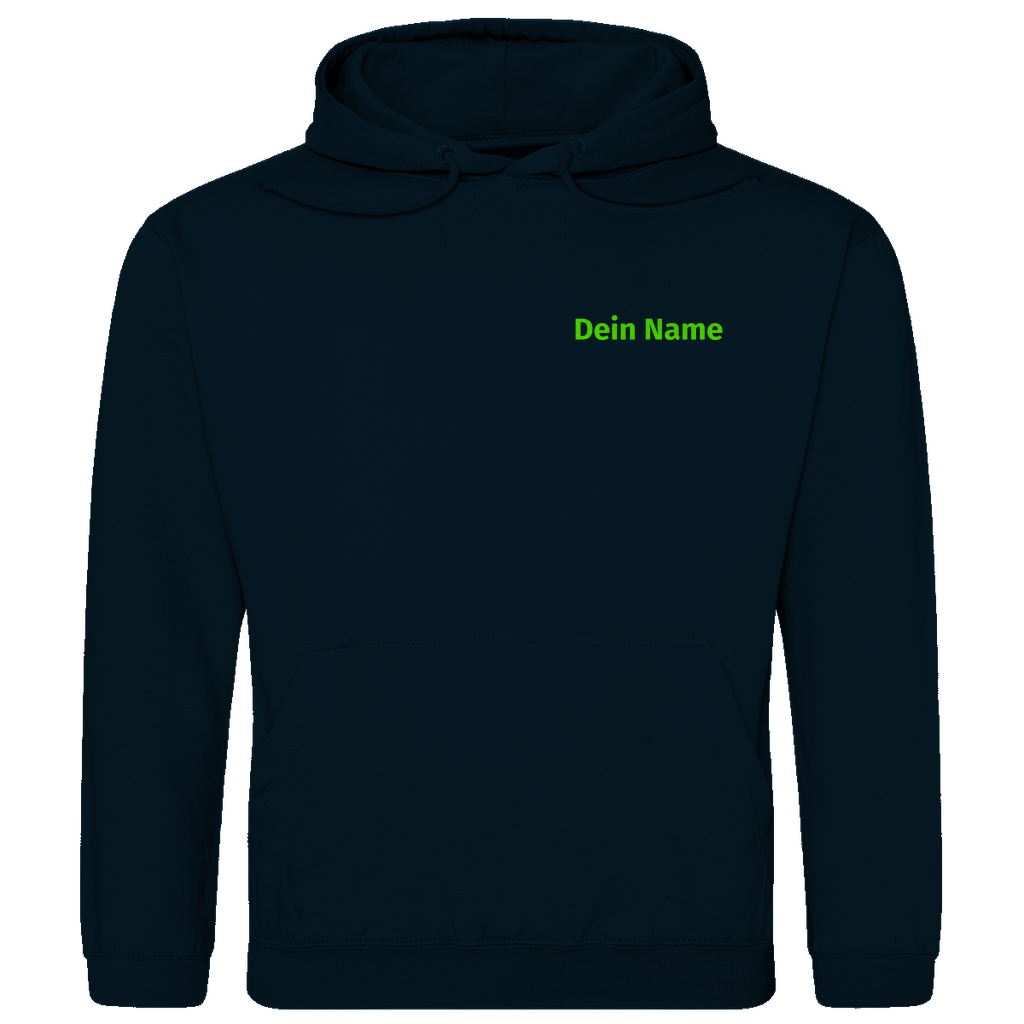 Herren Hoodie - Freiwillige Feuerwehr Grün [Personalisierbar]