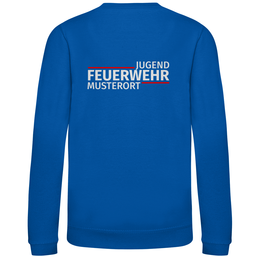 Kinder Sweatshirt - Modern Jugendfeuerwehr [Personalisierbar]
