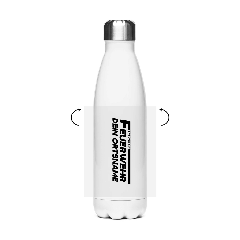 Edelstahl-Thermoflasche - Freiwillige Feuerwehr [Personalisierbar]