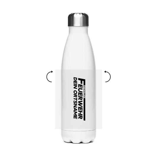Edelstahl-Thermoflasche - Freiwillige Feuerwehr [Personalisierbar]