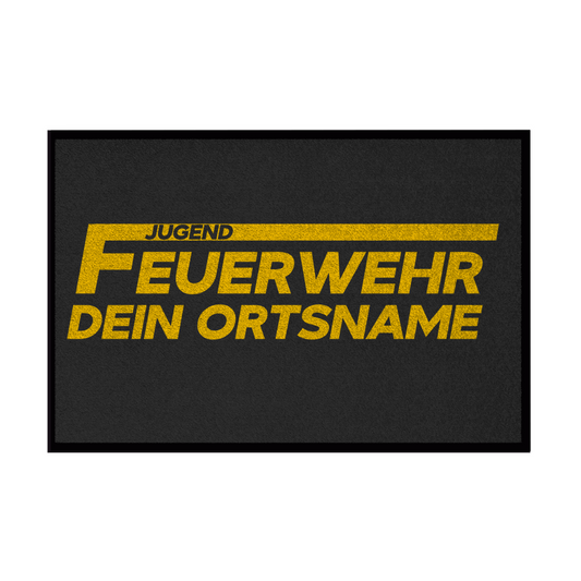 Fußmatte - Jugendfeuerwehr Gelb [Personalisierbar]