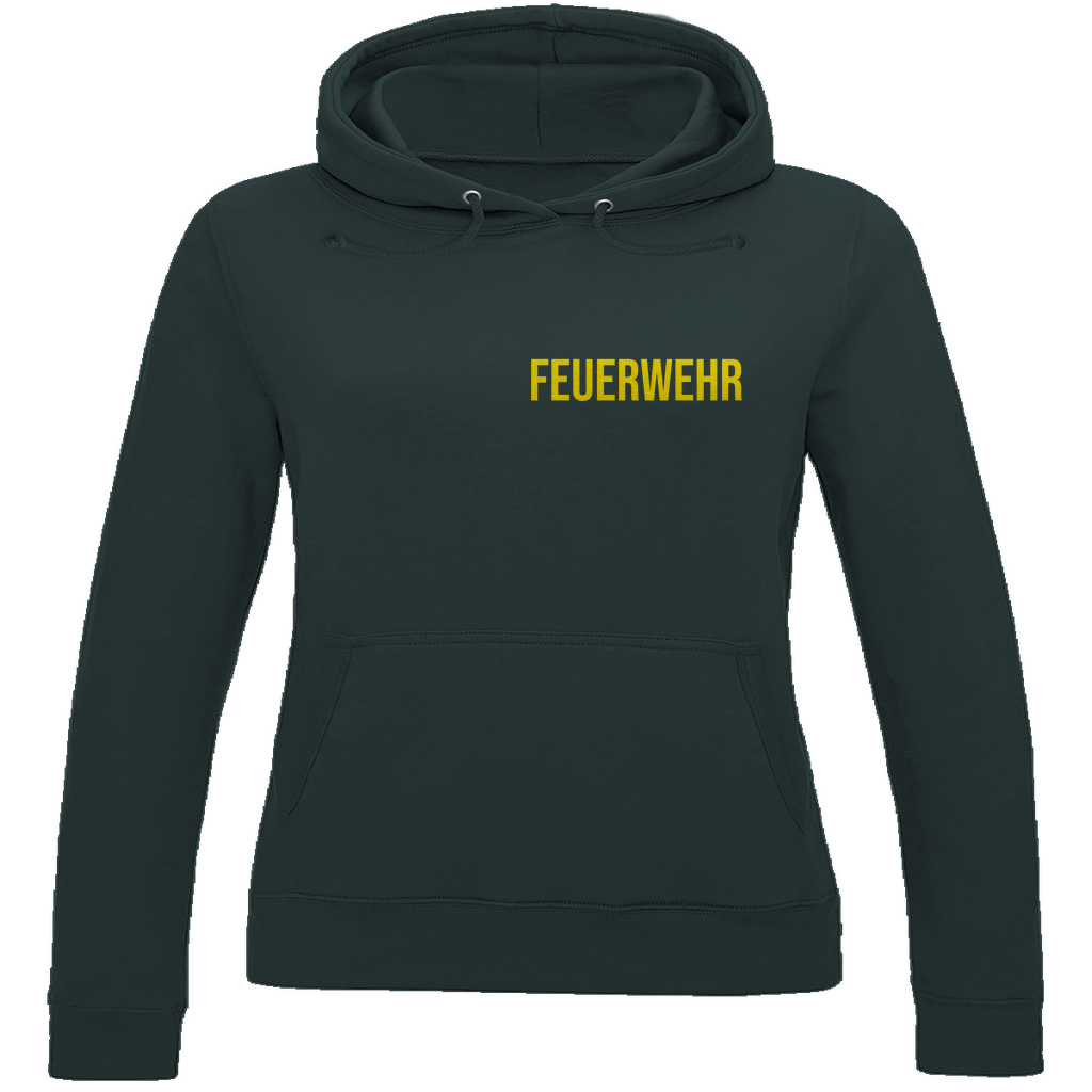 Damen Hoodie - Feuerwehr Schriftzug (Personalisierbar)