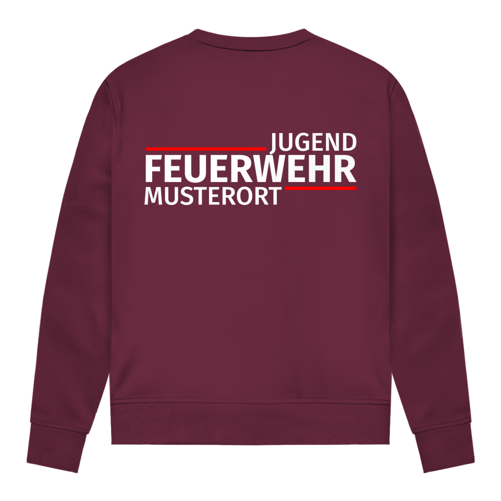 Damen Sweatshirt - Modern Jugendfeuerwehr [Personalisierbar]