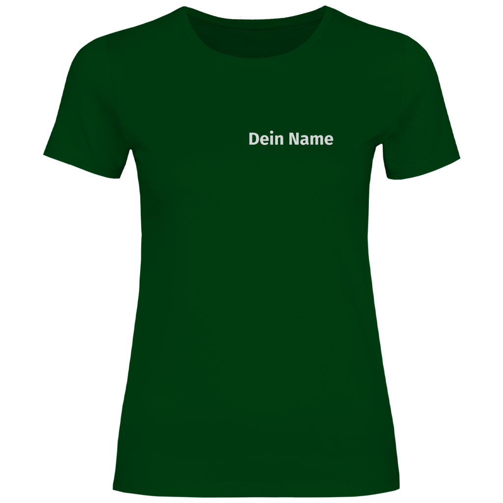 Damen T-Shirt - Freiwillige Feuerwehr Gelb (Personalisierbar)