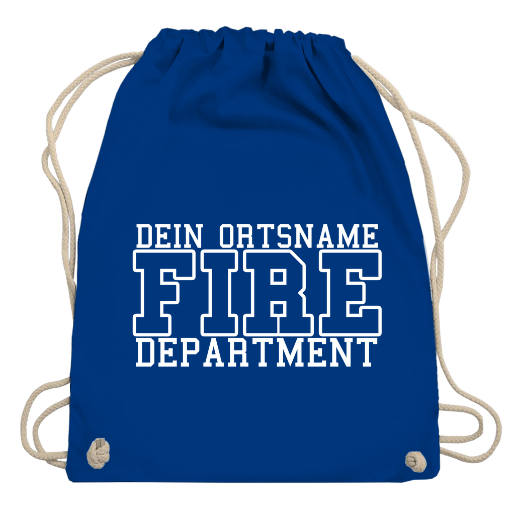 Turnbeutel - Fire Department (Personalisierbar)