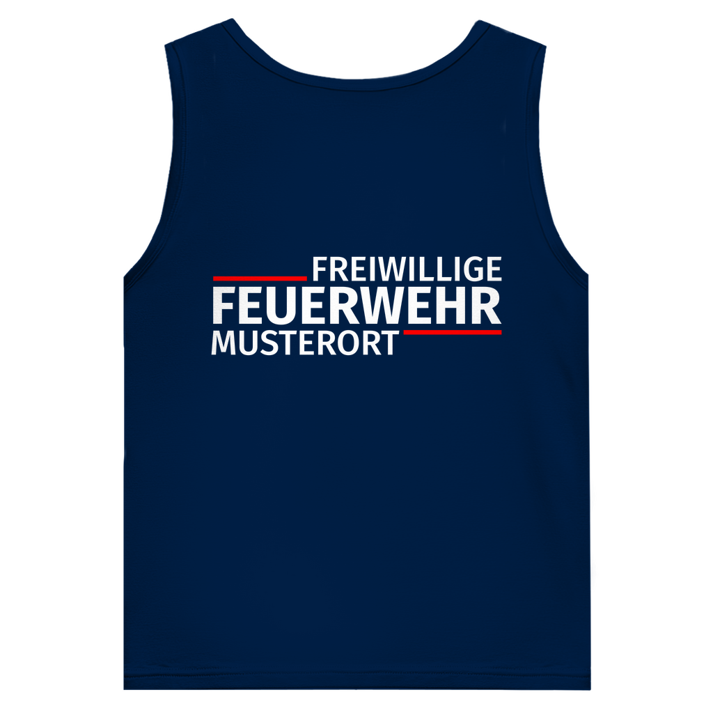 Herren Tank Top - Modern Freiwillige Feuerwehr [Personalisierbar]
