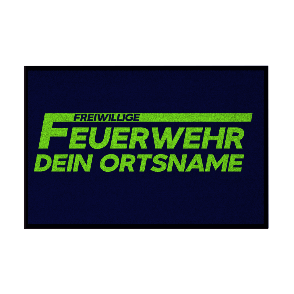 Fußmatte - Freiwillige Feuerwehr Grün [Personalisierbar]