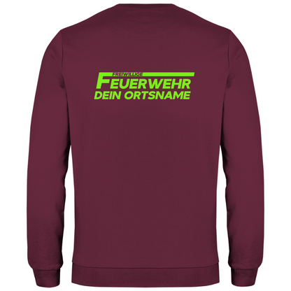Herren Sweatshirt - Freiwillige Feuerwehr Grün [Personalisierbar]