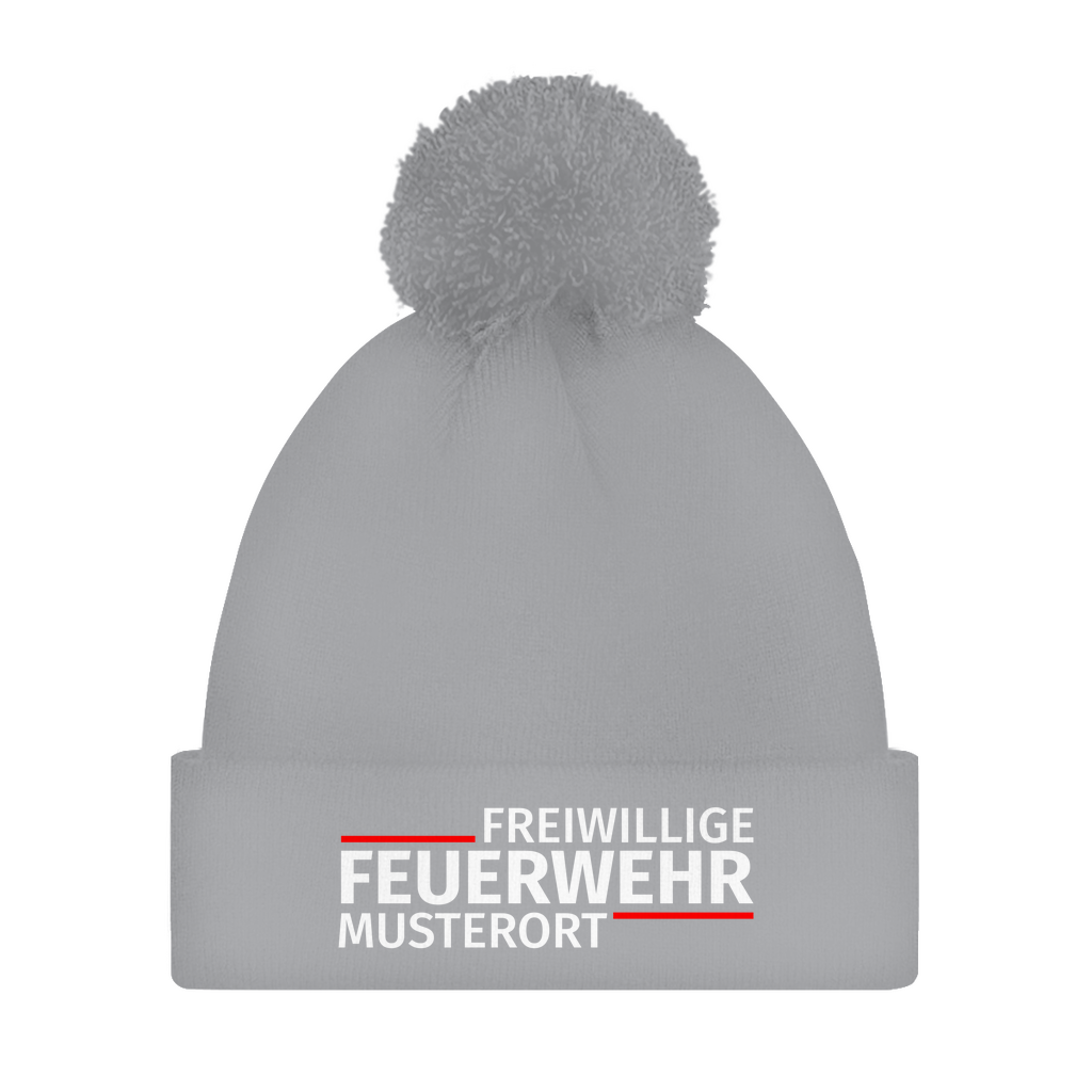 Bommelmütze - Modern Freiwillige Feuerwehr [Personalisierbar]