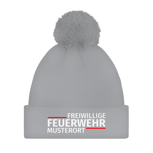 Bommelmütze - Modern Freiwillige Feuerwehr [Personalisierbar]