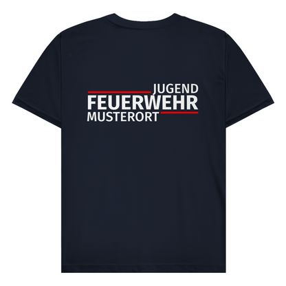 Herren T-Shirt - Modern Jugendfeuerwehr [Personalisierbar]