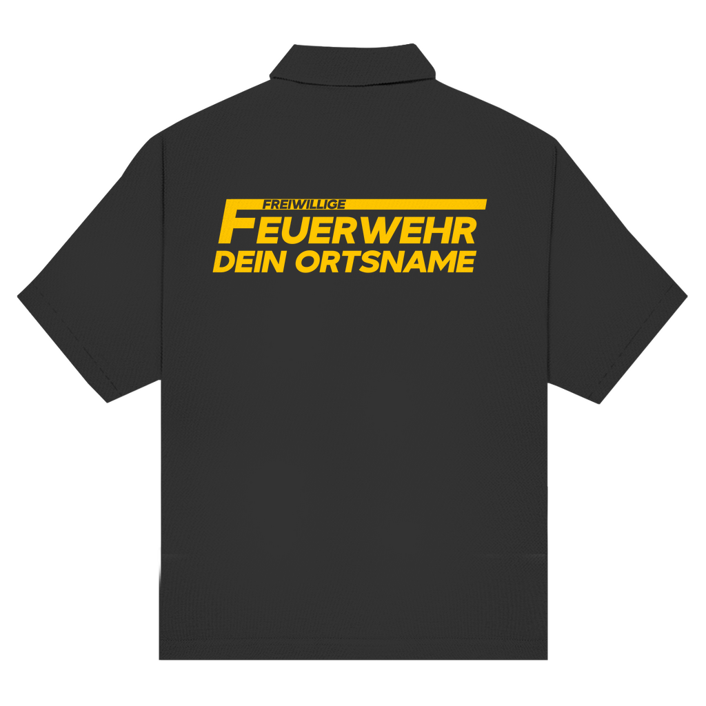 Unisex Poloshirt - Freiwillige Feuerwehr Gelb [Personalisierbar]
