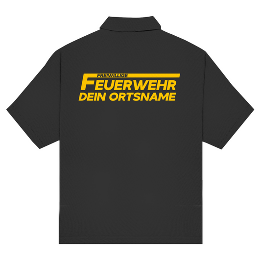 Unisex Poloshirt - Freiwillige Feuerwehr Gelb [Personalisierbar]