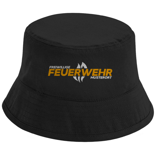 Bucket Hat - Flamme Freiwillige Feuerwehr Gelb [Personalisierbar]