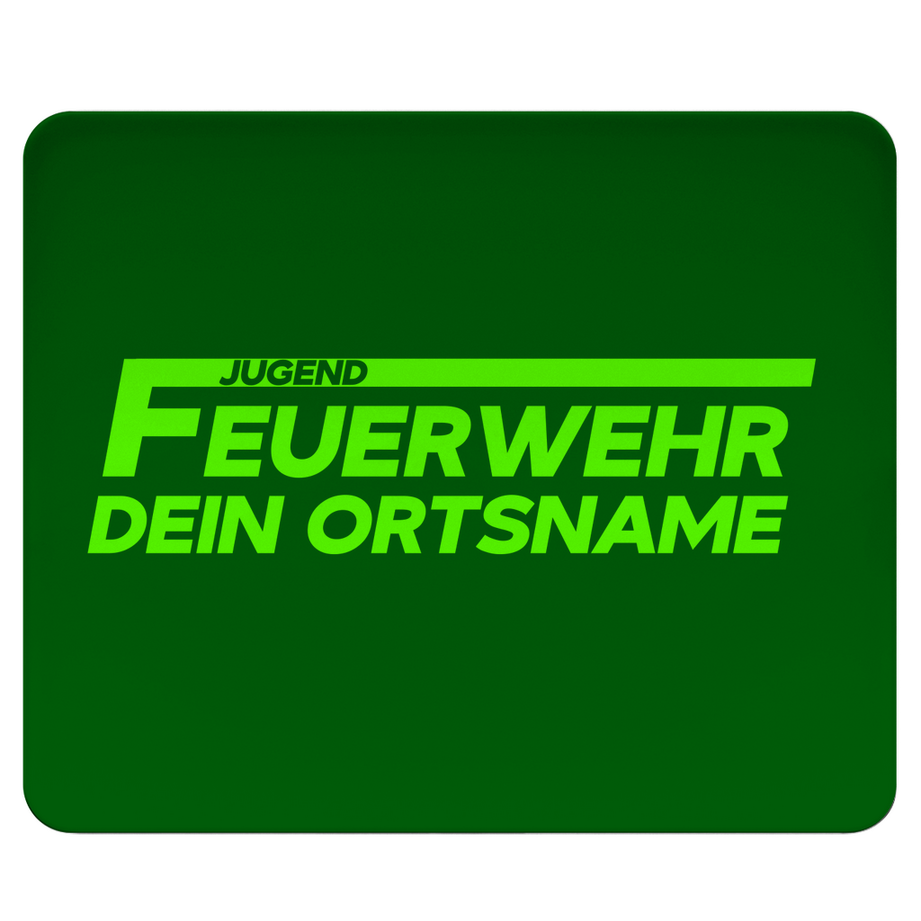 Mousepad - Jugendfeuerwehr Grün (Personalisierbar)