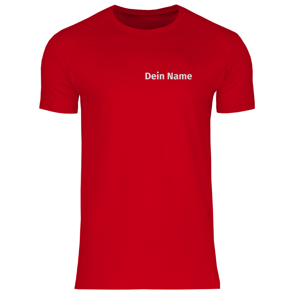 Herren T-Shirt - Freiwillige Feuerwehr Grün (Personalisierbar)