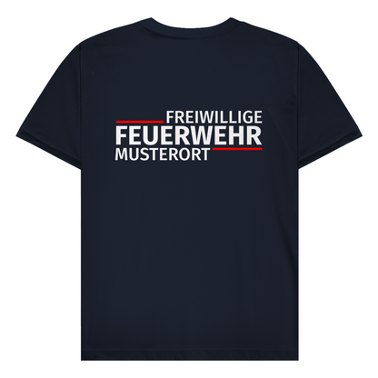 Herren T-Shirt - Modern Freiwillige Feuerwehr [Personalisierbar]