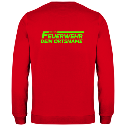 Herren Sweatshirt - Jugendfeuerwehr Grün [Personalisierbar]