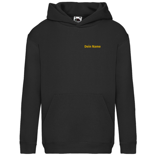 Kinder Hoodie - Freiwillige Feuerwehr Gelb [Personalisierbar]