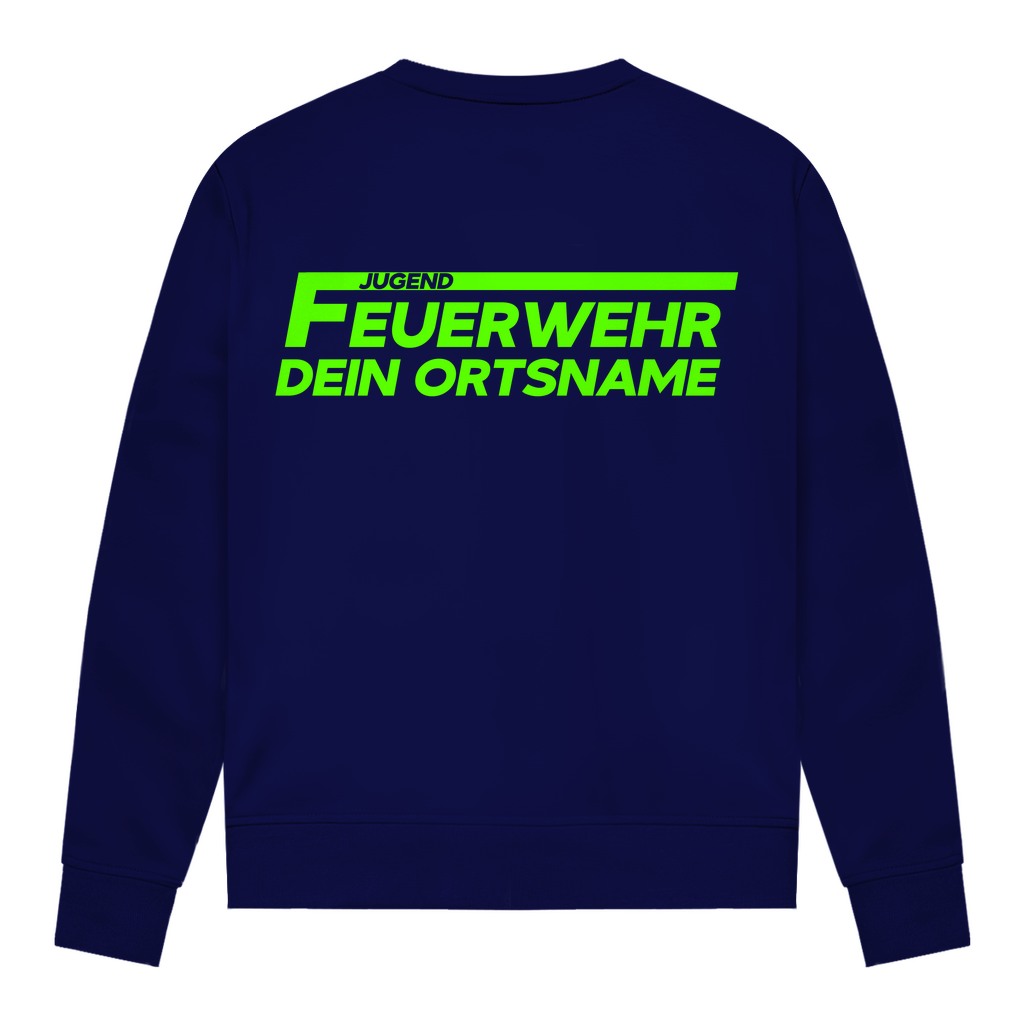 Damen Sweatshirt - Jugendfeuerwehr Grün [Personalisierbar]