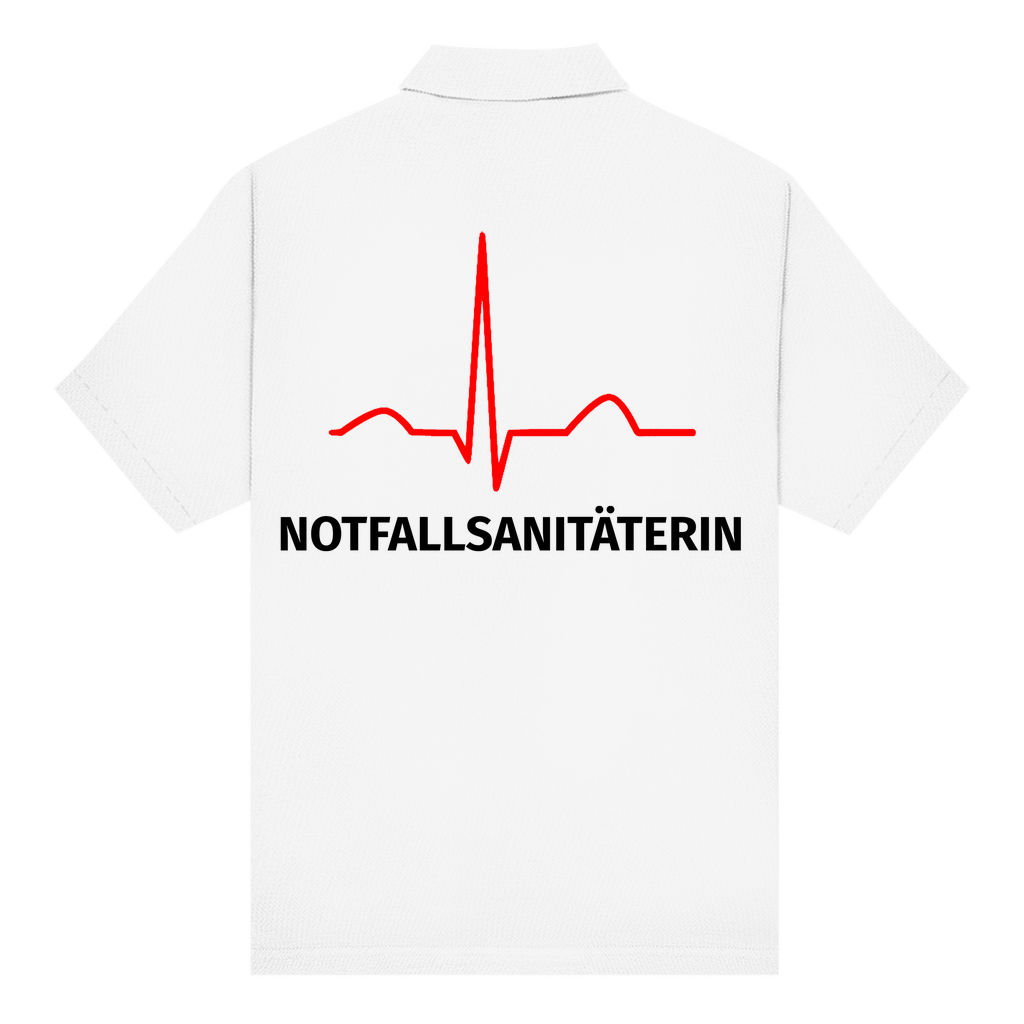 Unisex Poloshirt - EKG Notfallsanitäterin