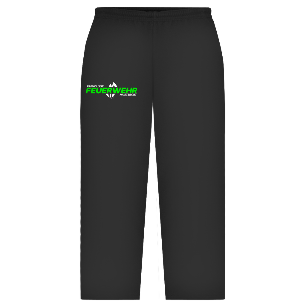 Oversize Sweatpants - Flamme Freiwillige Feuerwehr Grün [Personalisierbar]