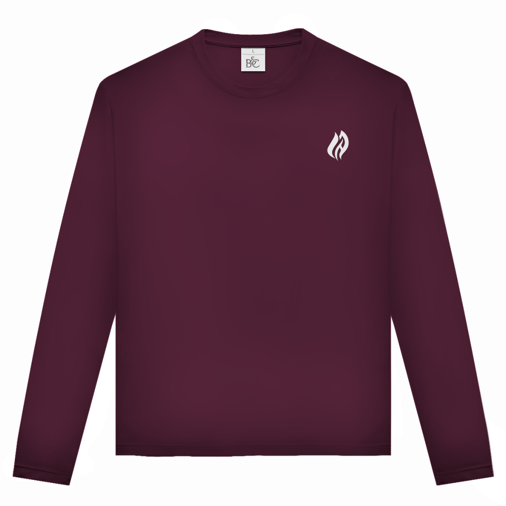 Unisex Langarmshirt - Flamme Freiwillige Feuerwehr Grün [Personalisierbar]
