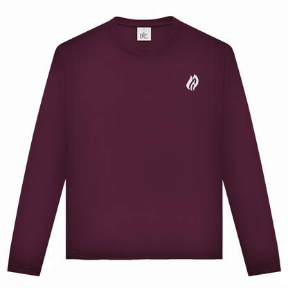Unisex Langarmshirt - Flamme Freiwillige Feuerwehr Grün [Personalisierbar]
