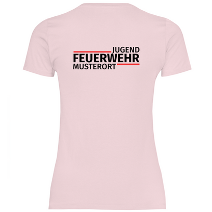 Damen T-Shirt - Modern Jugendfeuerwehr [Personalisierbar]