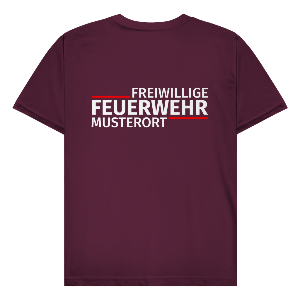 Herren T-Shirt - Modern Freiwillige Feuerwehr [Personalisierbar]