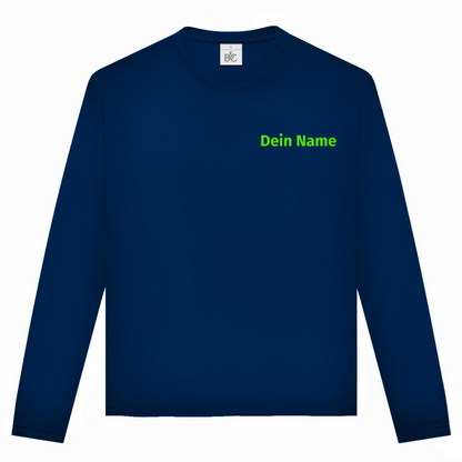 Unisex Langarmshirt - Freiwillige Feuerwehr Grün [Personalisierbar]