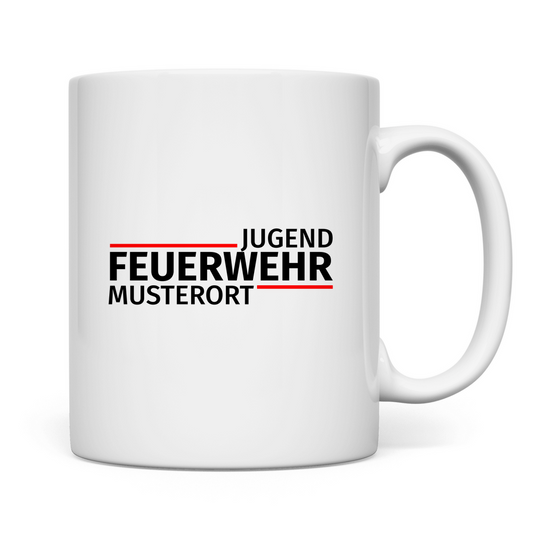 Tasse - Modern Jugendfeuerwehr [Personalisierbar]