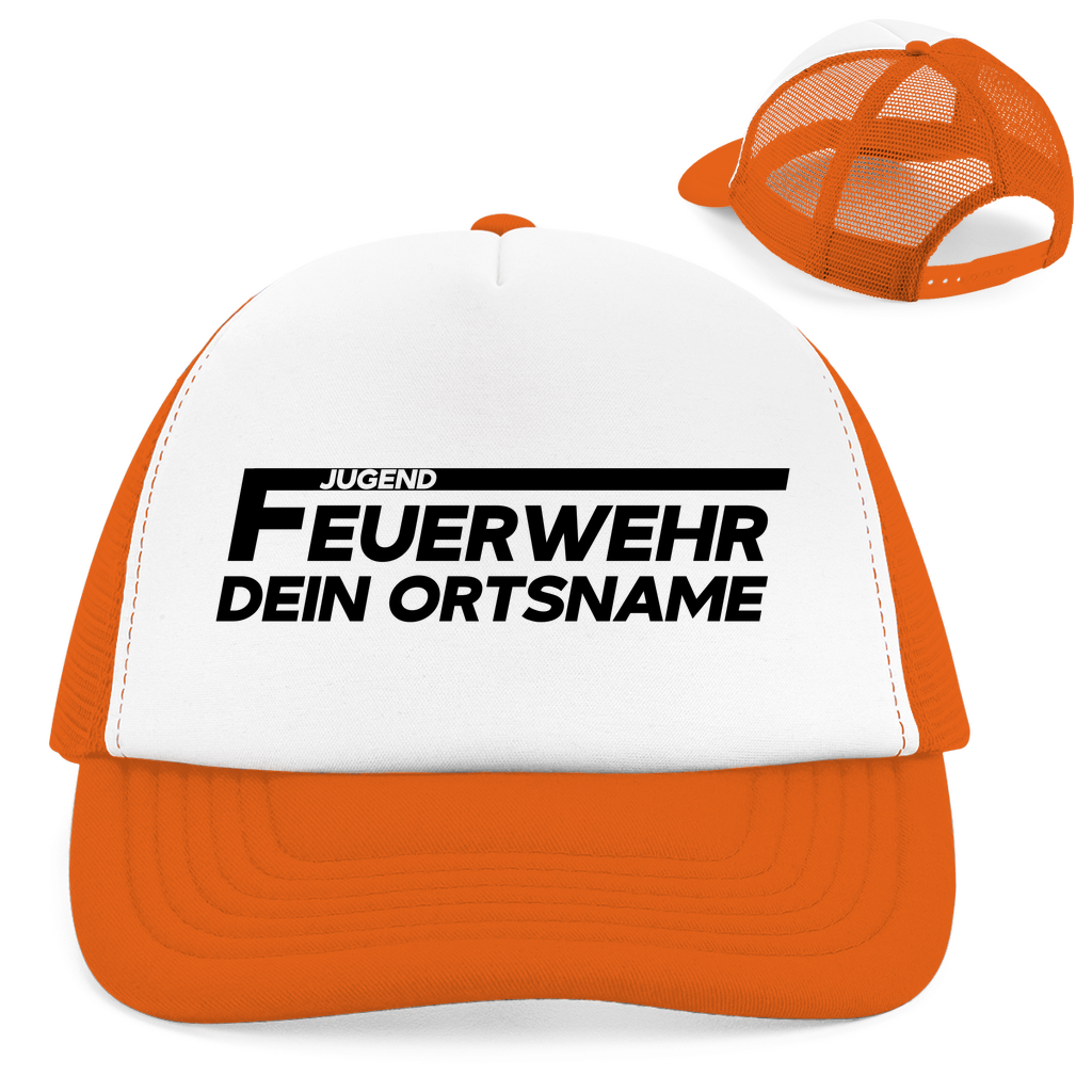 Retro Trucker Cap - Jugendfeuerwehr (Personalisierbar)