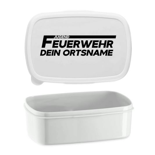 Lunchbox mit Aufteilung - Jugendfeuerwehr (Personalisierbar)