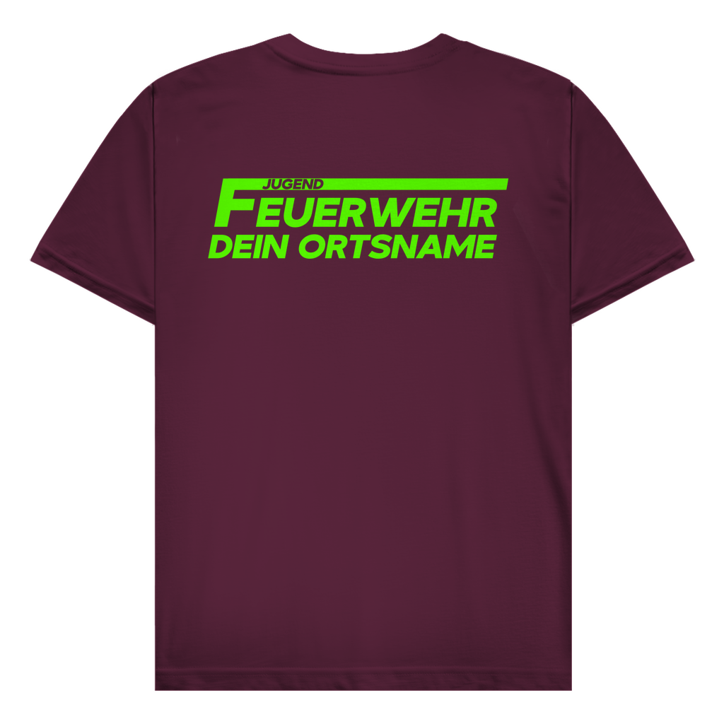 Herren T-Shirt - Jugendfeuerwehr Grün [Personalisierbar]
