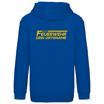 Kinder Hoodie - Jugendfeuerwehr Gelb [Personalisierbar]