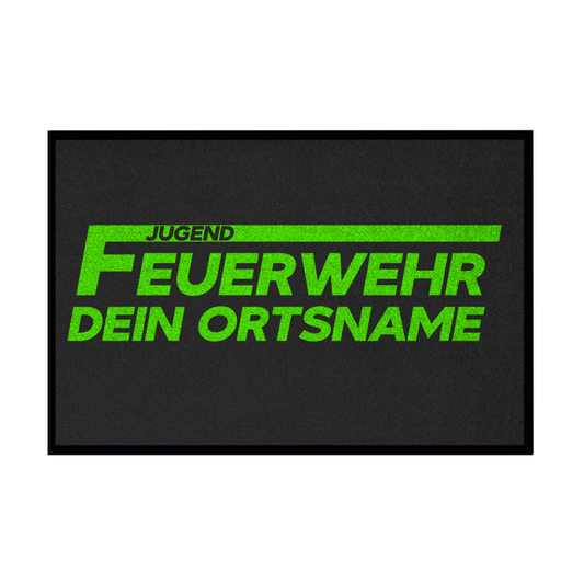 Fußmatte - Jugendfeuerwehr Grün [Personalisierbar]