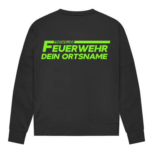 Damen Sweatshirt - Freiwillige Feuerwehr Grün [Personalisierbar]