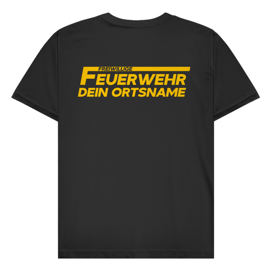 Herren T-Shirt - Freiwillige Feuerwehr Gelb [Personalisierbar]