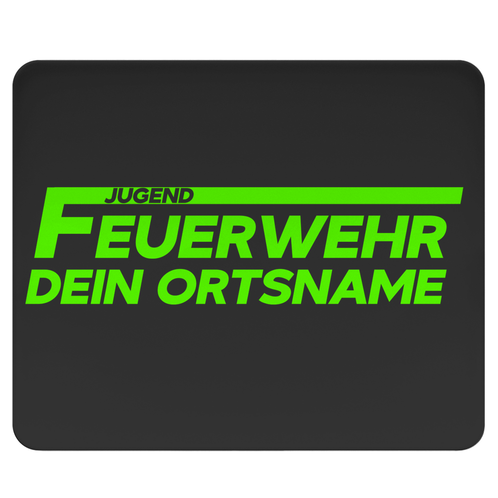 Mousepad - Jugendfeuerwehr Grün [Personalisierbar]