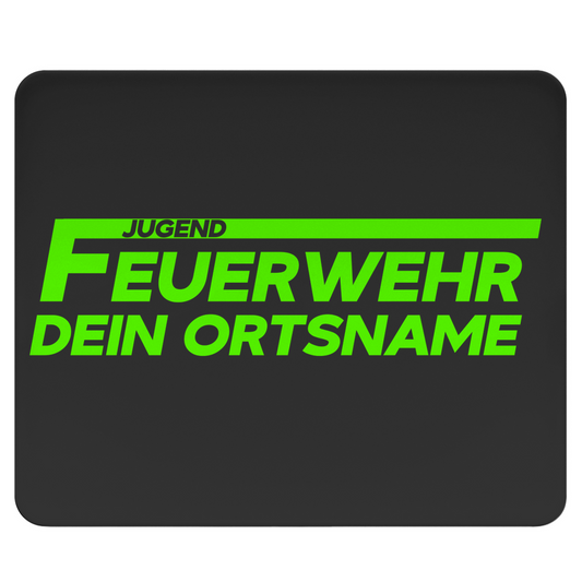 Mousepad - Jugendfeuerwehr Grün [Personalisierbar]