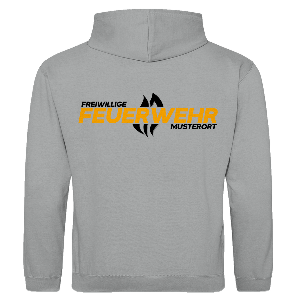 Herren Hoodie - Flamme Freiwillige Feuerwehr Gelb [Personalisierbar]
