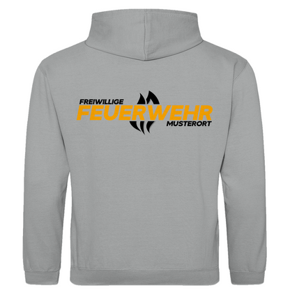 Herren Hoodie - Flamme Freiwillige Feuerwehr Gelb [Personalisierbar]