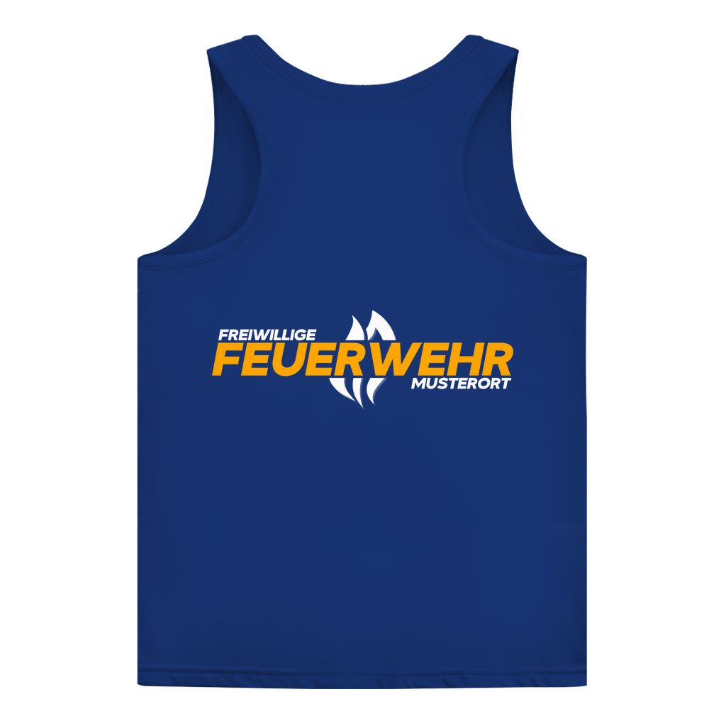 Damen Tank Top - Flamme Freiwillige Feuerwehr Gelb [Personalisierbar]
