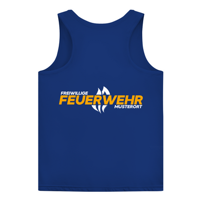 Damen Tank Top - Flamme Freiwillige Feuerwehr Gelb [Personalisierbar]