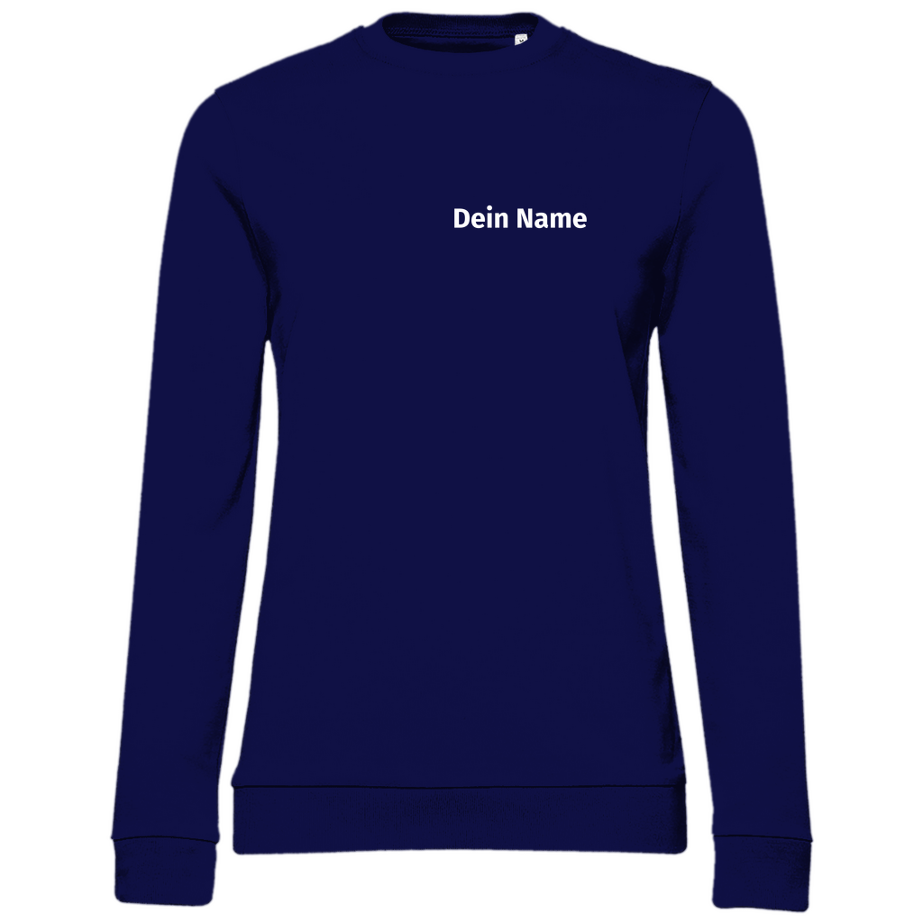 Damen Sweatshirt - Freiwillige Feuerwehr Weiß (Personalisierbar)